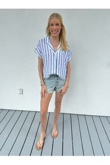  Parallel Button Down Top