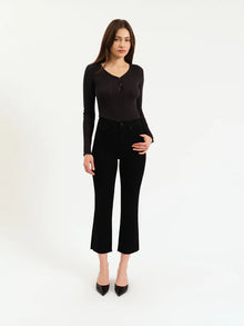  SHY GIRL HIGH RISE CROP FLARE