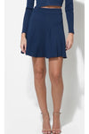 Eleanor Godets Rib Knit Mini Skirt