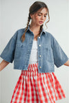 Short Sleeve Denim Jacket