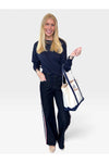 Ember Side Stripe Wide-Leg Jean - Aspen