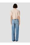 Yulia Puff Sleeve Sweater - Oatmeal Melange