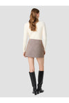 Naya Tweed Mini Skirt - Chestnut