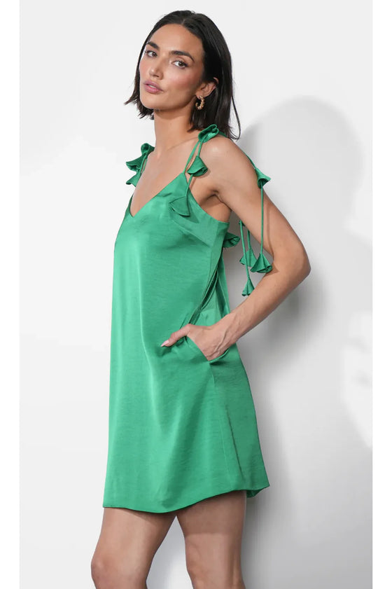 Maya Mini Dress With Accent Straps