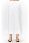 Ana Poplin A Line Midi Skirt