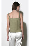 Lydia Embroidery Rope Strap Sleeveless Top