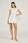 GRETA EYELET MINI DRESS