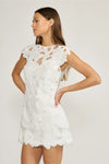 GRETA EYELET MINI DRESS