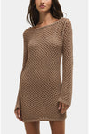 CALABRIA SHIMMER CROCHET DRESS