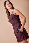 Hattie Sleeveless Scalloped Hem Top