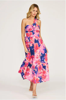 knee length dresses for ladies Rhett Mixed Media Maxi Dress
