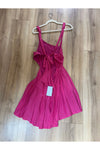 Open Back Ruched Dress