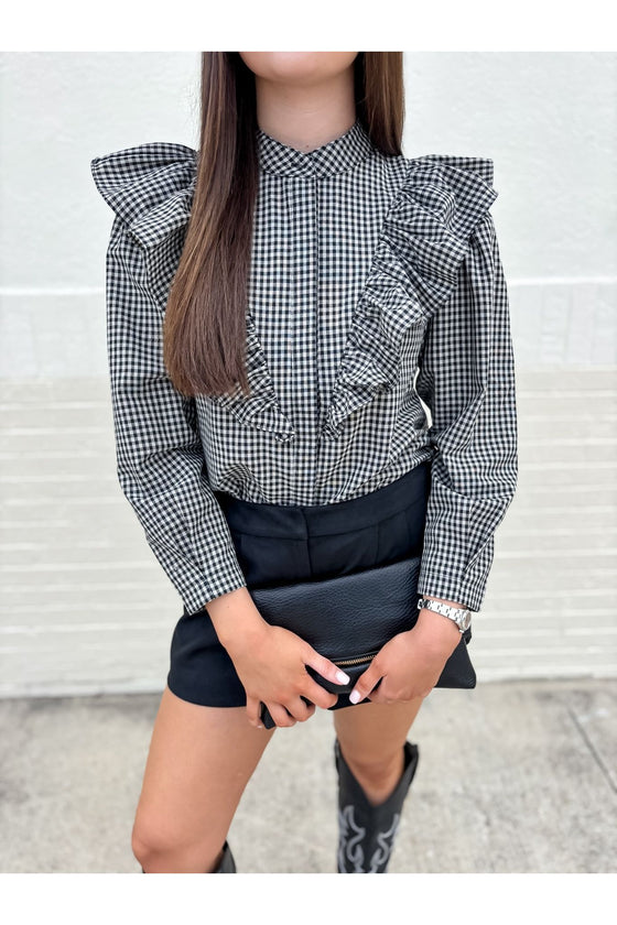 Luna Gingham Top