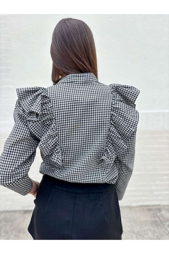 Luna Gingham Top