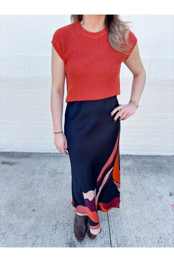 Bria Reversible Skirt in African Paradise