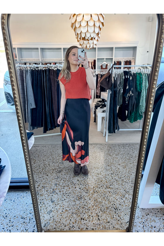 Bria Reversible Skirt in African Paradise