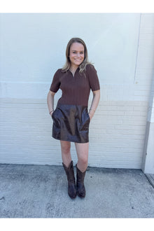  KIKO MIXED MEDIA DRESS