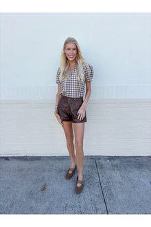  Ruby Top Gingham