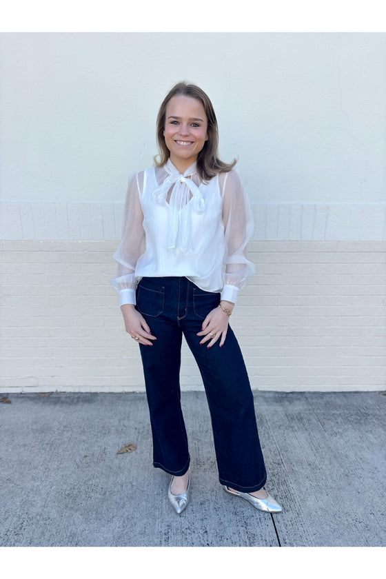 Natasia Sheer Blouse