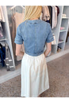 SERENA SHORT SLEEVE DENIM JACKET