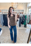 Ollie Suede Top
