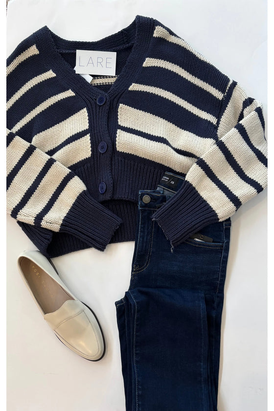 Navy Kandisky Cardigan