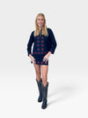 Jolie Grommet Denim Mini Skirt