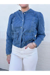 Kit Quilted Denim Jacket