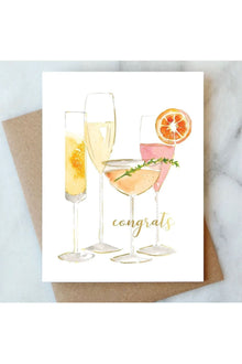  Bubbly Congrats Card