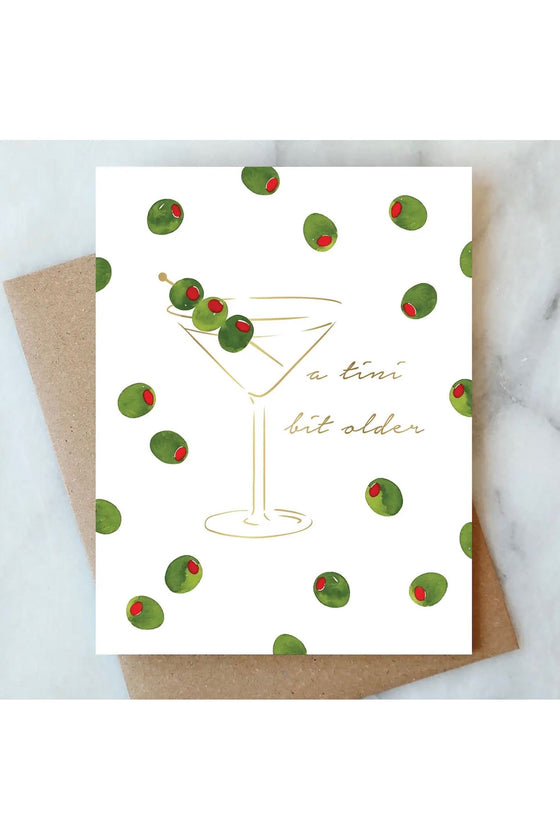 Martini Olives Card