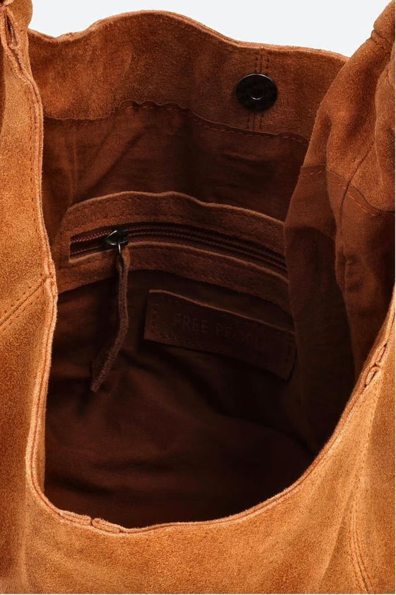 Bobbi Slouch Suede Tote