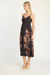 Donna Dress in Crouching Cheetah - Black