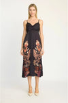 Donna Dress in Crouching Cheetah - Black