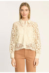 Emmie Top in Ivory Lace