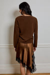 Isa V-Neck Sweater Slip Dress Combo