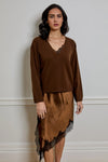 Isa V-Neck Sweater Slip Dress Combo