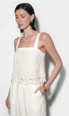 Kandace Crochet Lace Sleeveless Top