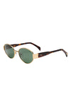 Lennox Sunglasses- Gold/Green