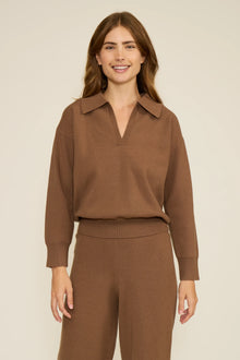  JULIE POLO SWEATER