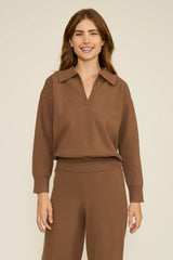 JULIE POLO SWEATER