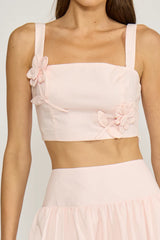 LUNA FLOWER CROP TOP