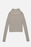 Matt Zip Up Cardigan