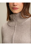 Matt Zip Up Cardigan