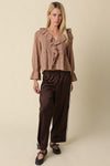 Margot Gingham Ruffle Blouse
