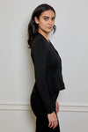 Marlena V-Neck Peplum Top