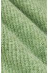 Close-up of green textured fabric
