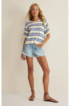 Prado Stripe Sweater Tee