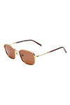 Quinn Sunglasses- Gold/Brown