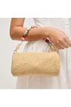 Rachel Straw Clutch Natural