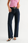 Relaxed Stretch Straight Jeans